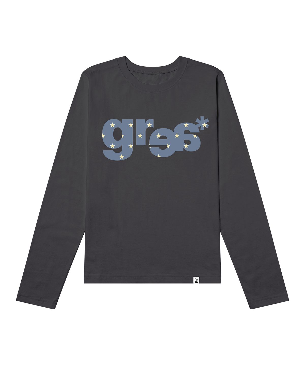 그레이버(GRAVER) [UNISEX]GRAE-S WIDE STAR 롱슬리브 티셔츠_White