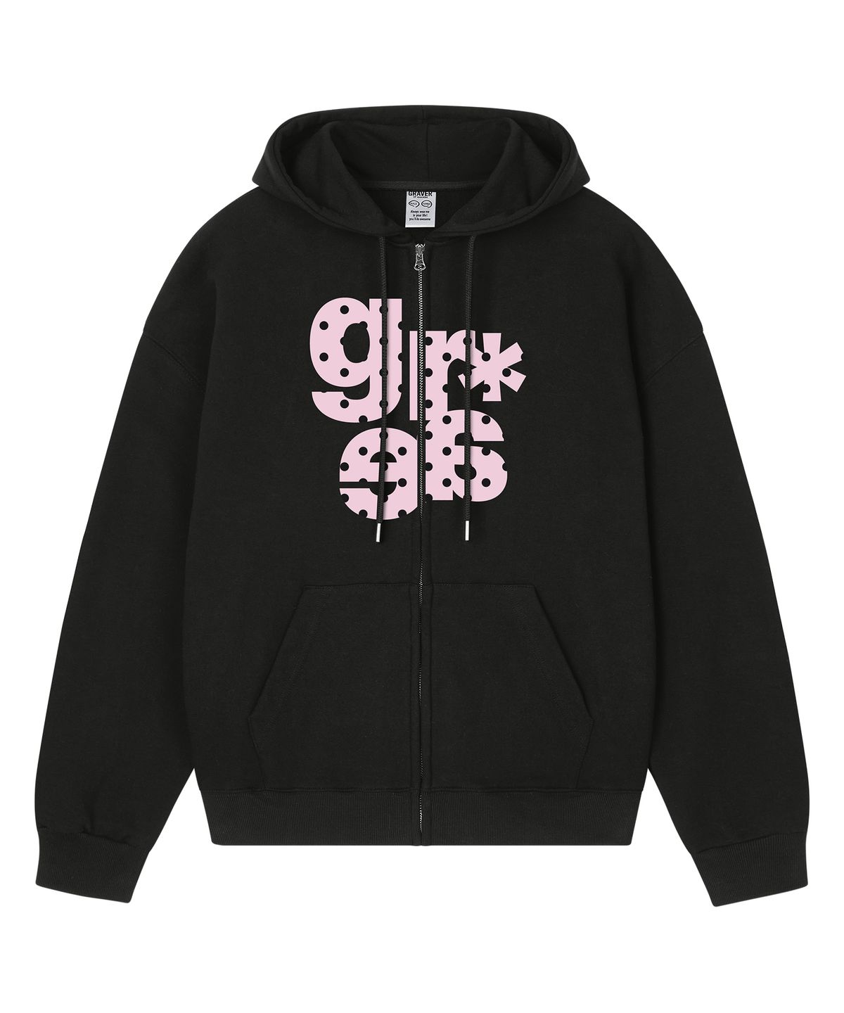 그레이버(GRAVER) [UNISEX]GRAE-S DOT_후드집업_Gray