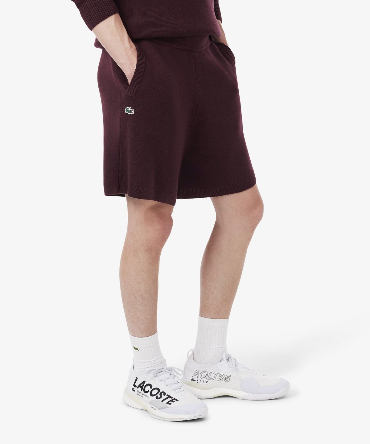 라코스테(LACOSTE) 남성 테니스 헤리티지 울 쇼츠 GH8205-56N 3KE