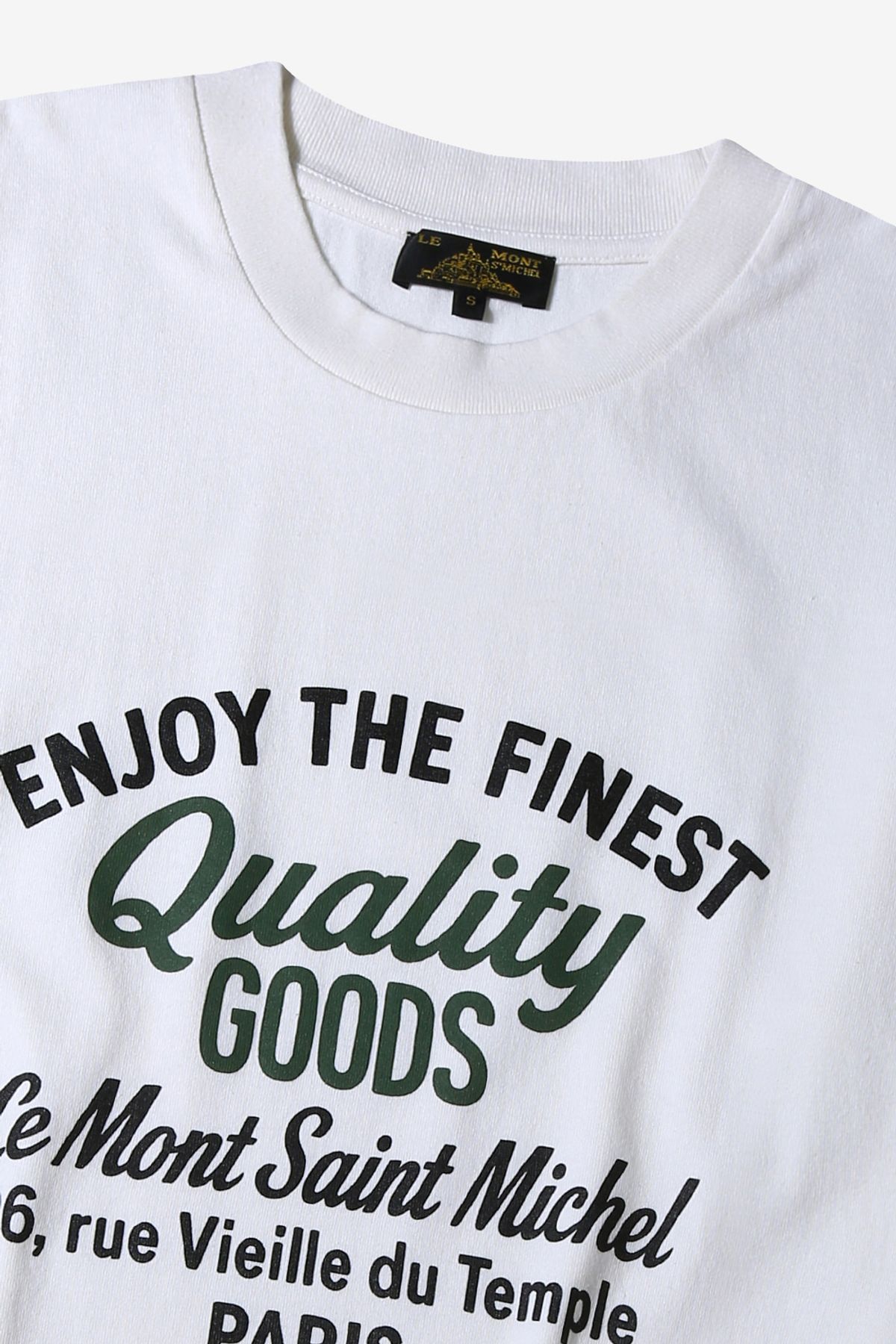 르몽생미셸(LE MONT ST MICHEL) TISSAN-PRINTED TEESHIRT_White