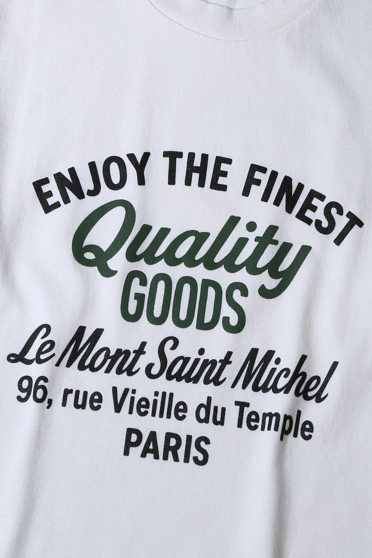 르몽생미셸(LE MONT ST MICHEL) TISSAN-PRINTED TEESHIRT_White