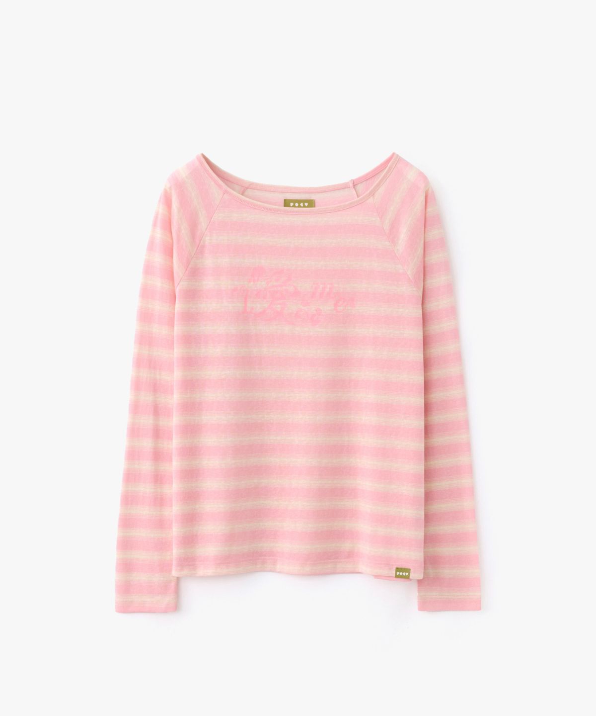 포에브(POEV) Love Letter Raglan Top - Pink