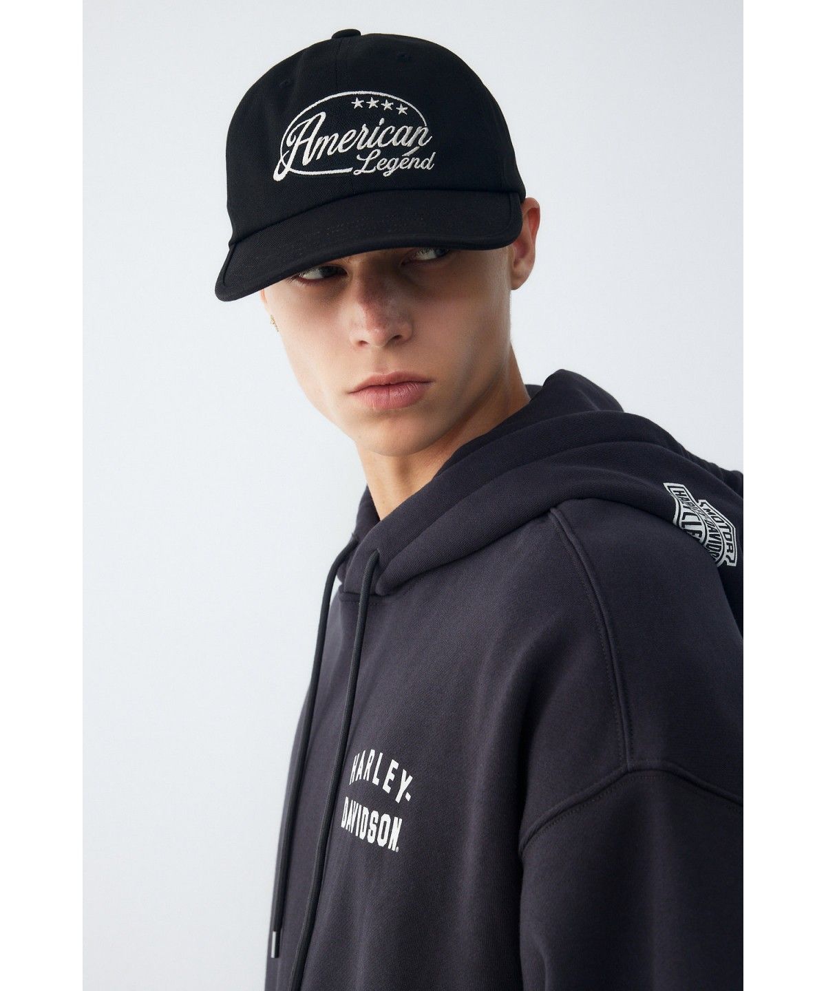 할리데이비슨 컬렉션스®(HARLEY-DAVIDSON COLLECTIONS®) 아메리칸 레전드 볼캡 블랙 HH16381004
