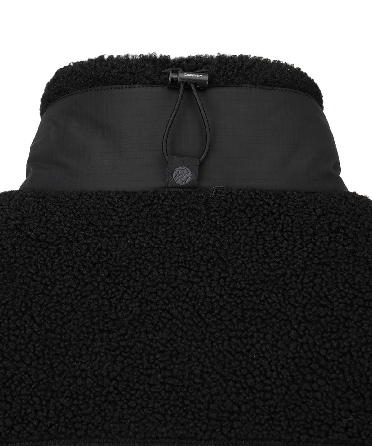 디스커버리 익스페디션(DISCOVERY EXPEDITION) 남성 테크플리스 하이브리드 하이넥 자켓 (BLACK)