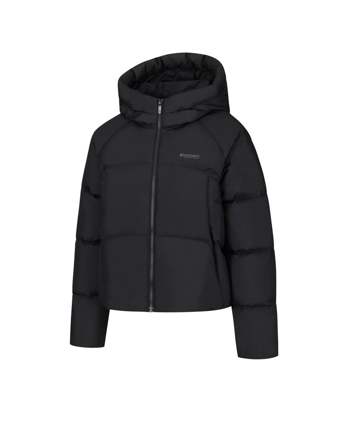 디스커버리 익스페디션(DISCOVERY EXPEDITION) 여성 올리아 다운 숏패딩 (BLACK)