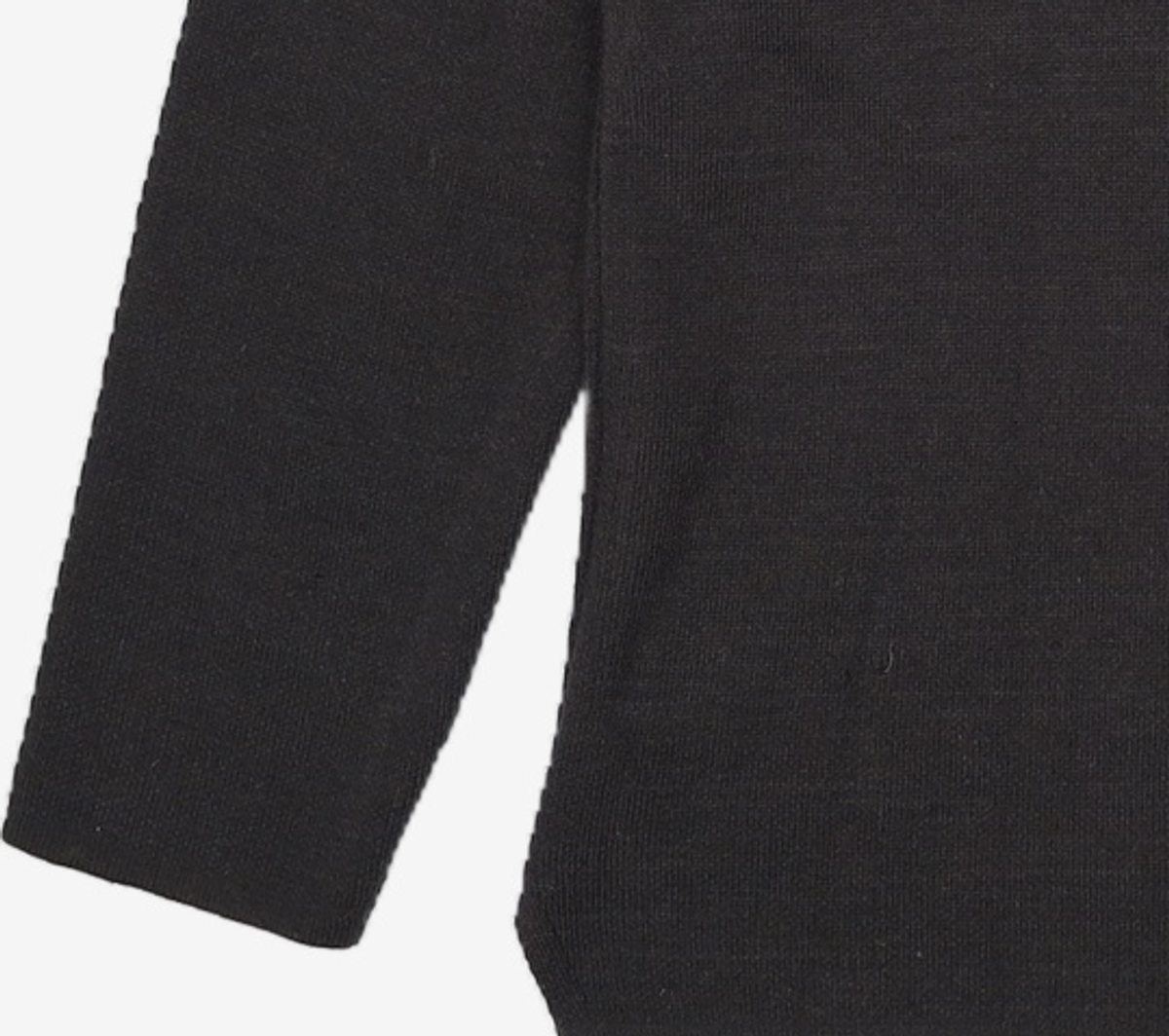 가먼트레이블(GARMENT LABLE) Twofold Half Neck Knit - Black M