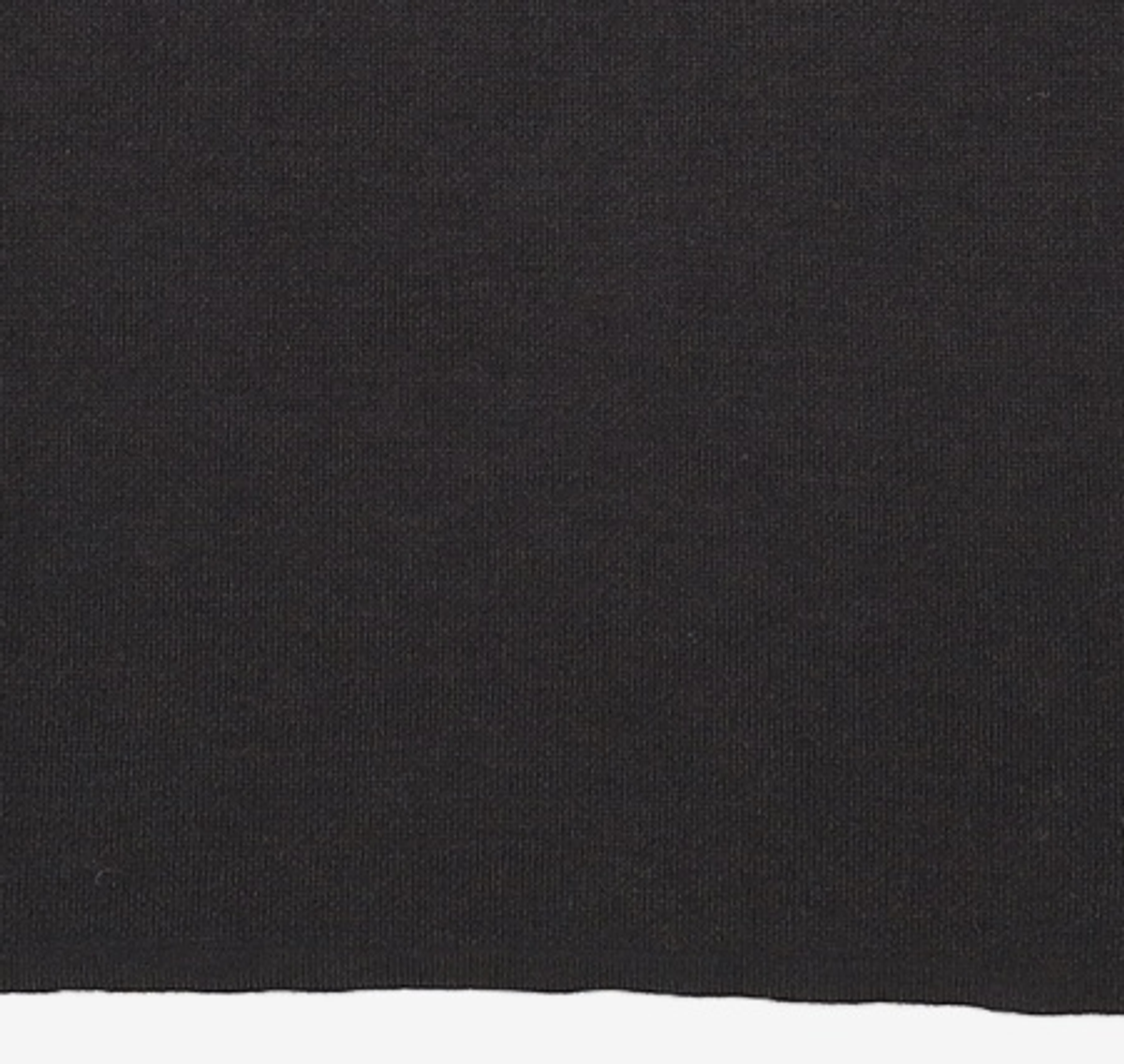가먼트레이블(GARMENT LABLE) Twofold Half Neck Knit - Black M