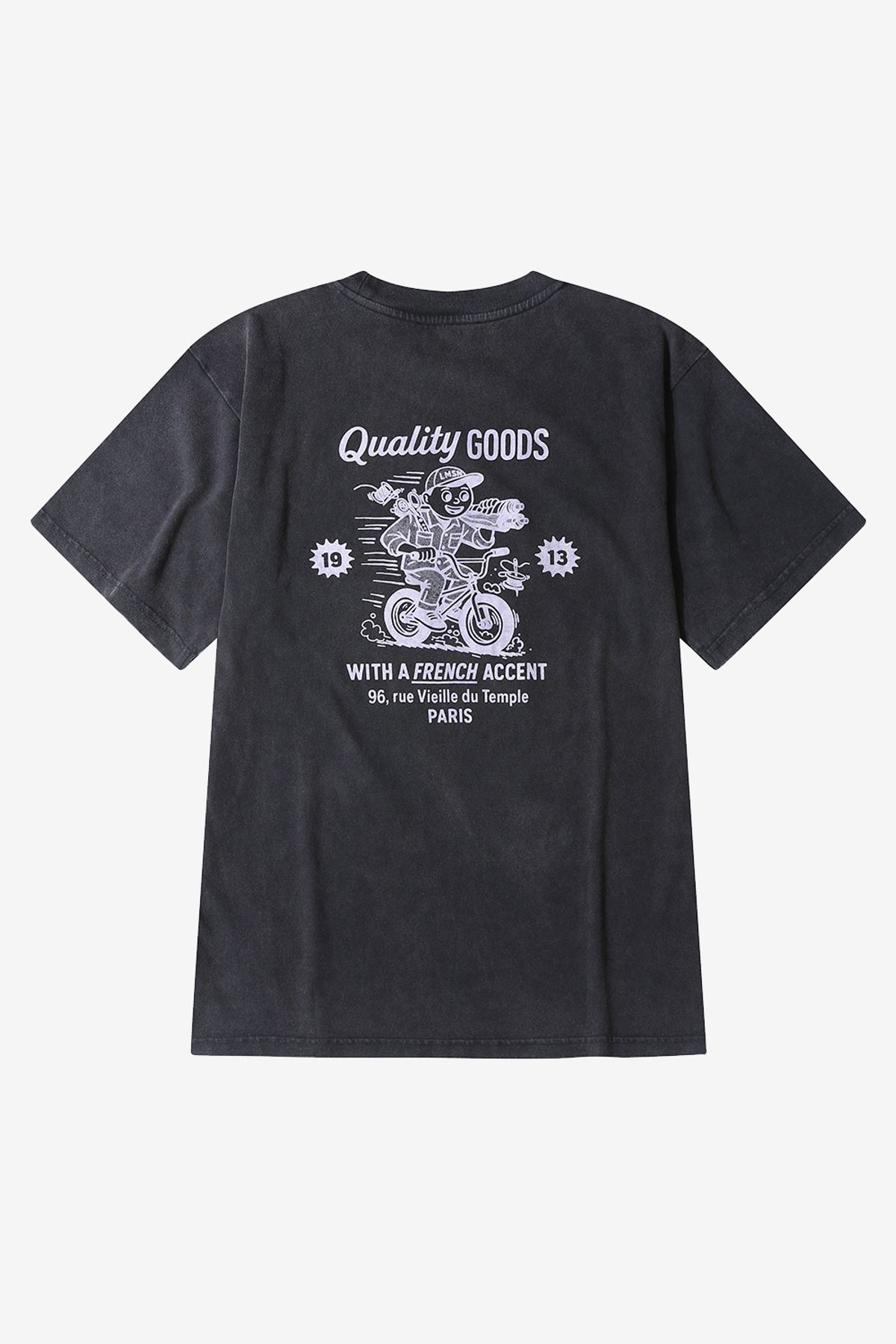 르몽생미셸(LE MONT ST MICHEL) TITIEN-PRINTED TEESHIRT_Black