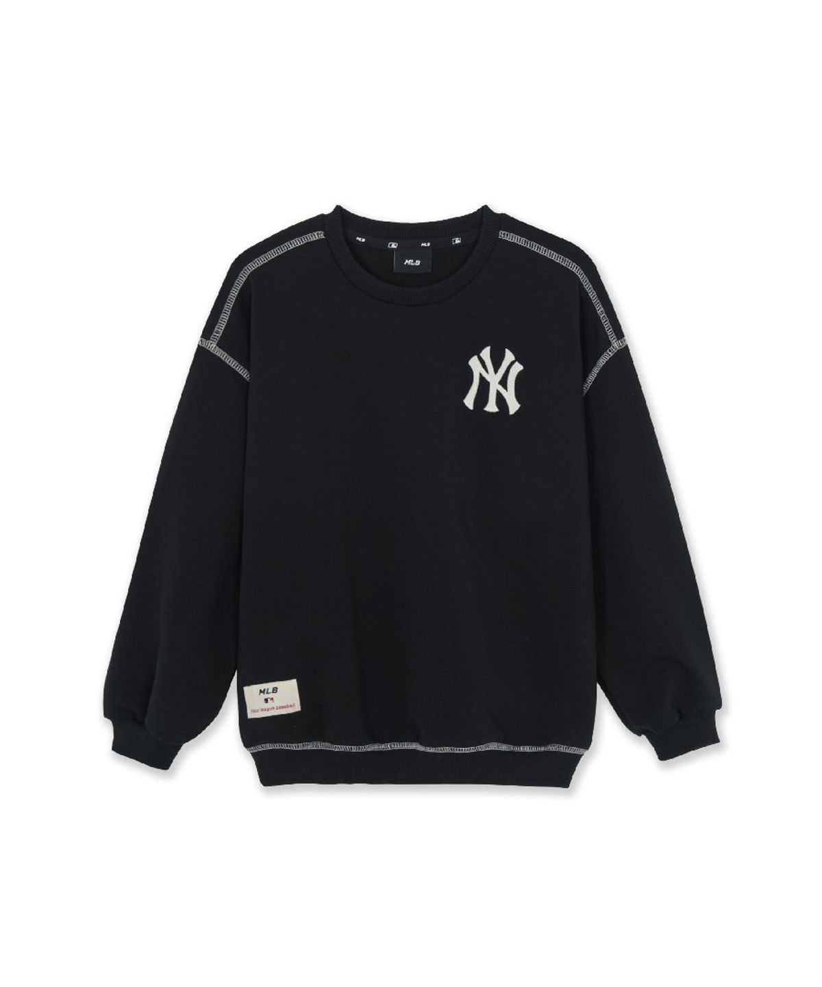 엠엘비 키즈(MLB KIDS) 스포티브 시그니처 팀로고 맨투맨 세트 NY (Black)