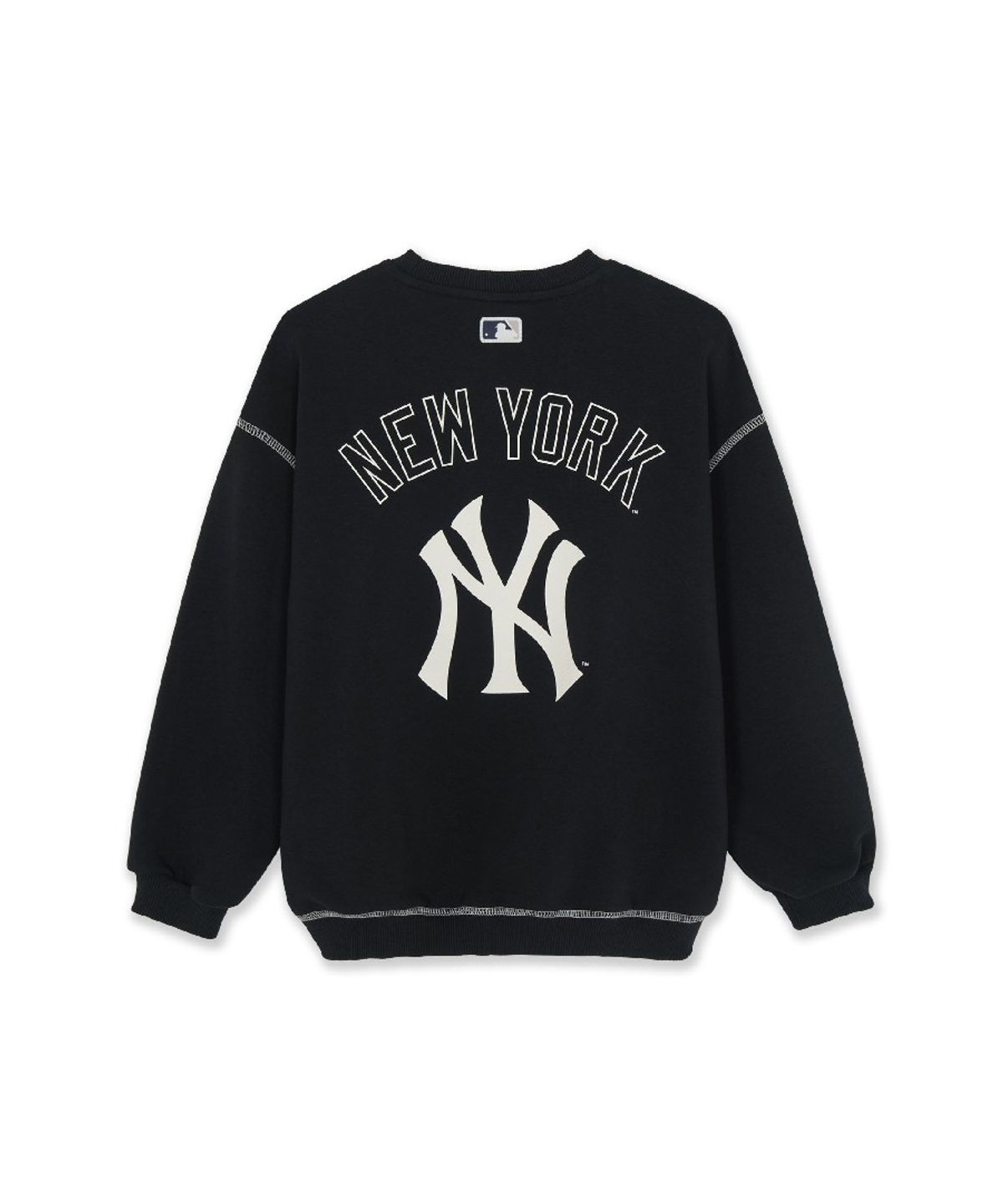 엠엘비 키즈(MLB KIDS) 스포티브 시그니처 팀로고 맨투맨 세트 NY (Black)