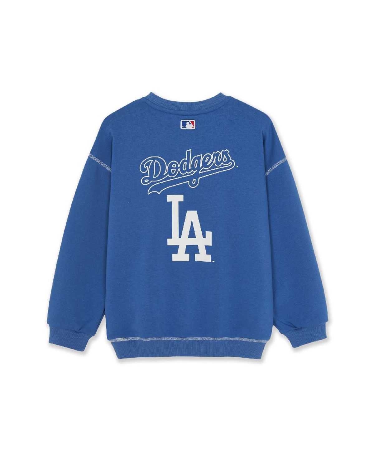 엠엘비 키즈(MLB KIDS) 스포티브 시그니처 팀로고 맨투맨 세트 LA (Mg.Cobalt Blue)