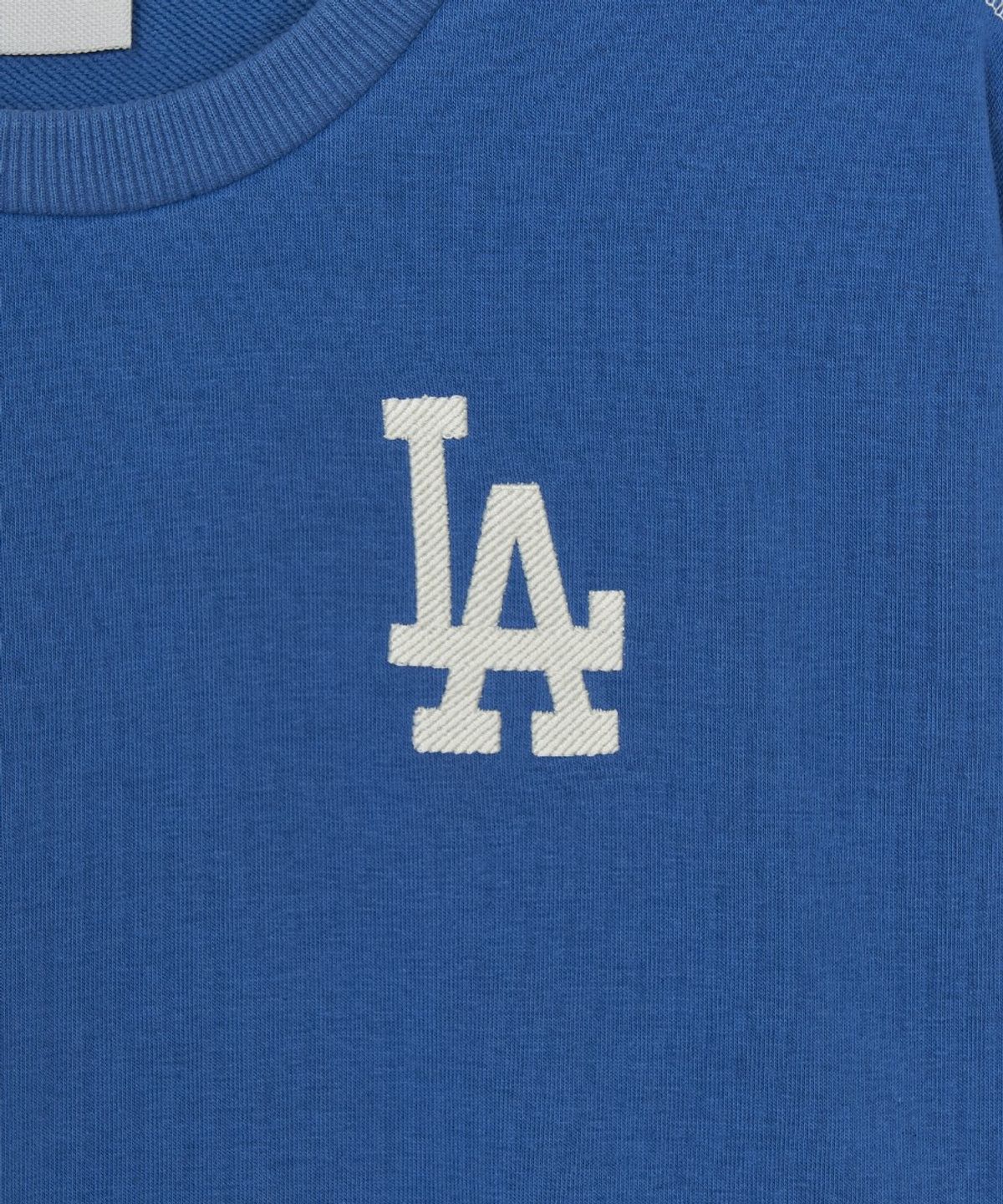 엠엘비 키즈(MLB KIDS) 스포티브 시그니처 팀로고 맨투맨 세트 LA (Mg.Cobalt Blue)