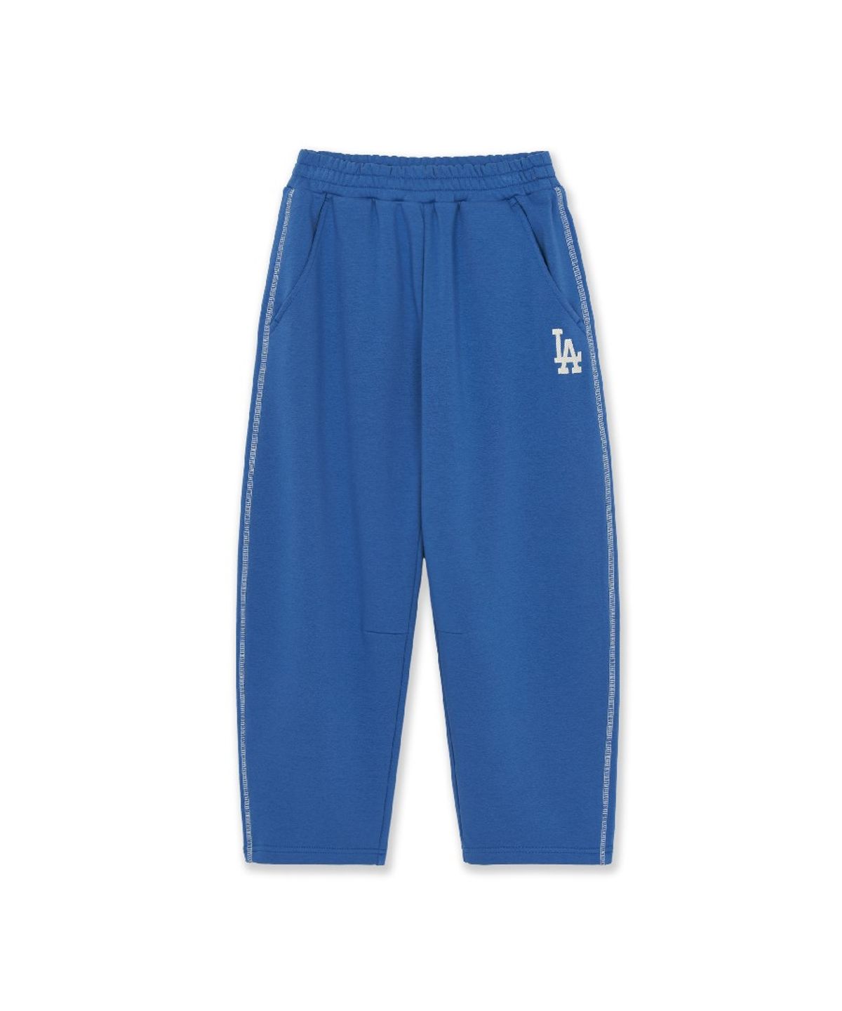 엠엘비 키즈(MLB KIDS) 스포티브 시그니처 팀로고 맨투맨 세트 LA (Mg.Cobalt Blue)