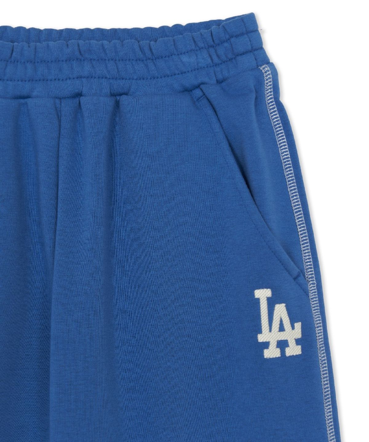 엠엘비 키즈(MLB KIDS) 스포티브 시그니처 팀로고 맨투맨 세트 LA (Mg.Cobalt Blue)