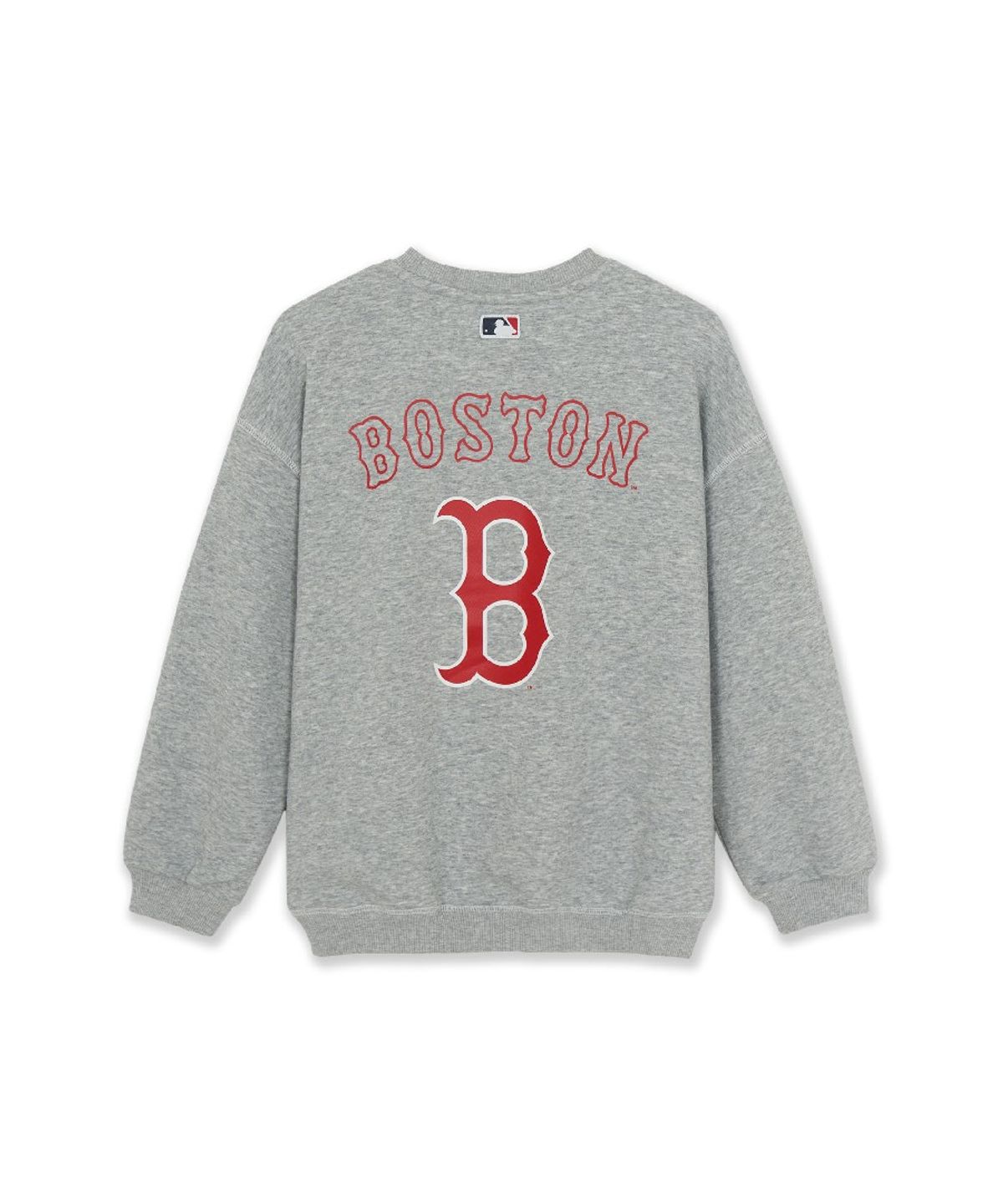 엠엘비 키즈(MLB KIDS) 스포티브 시그니처 팀로고 맨투맨 세트 BOS (Melange Grey)
