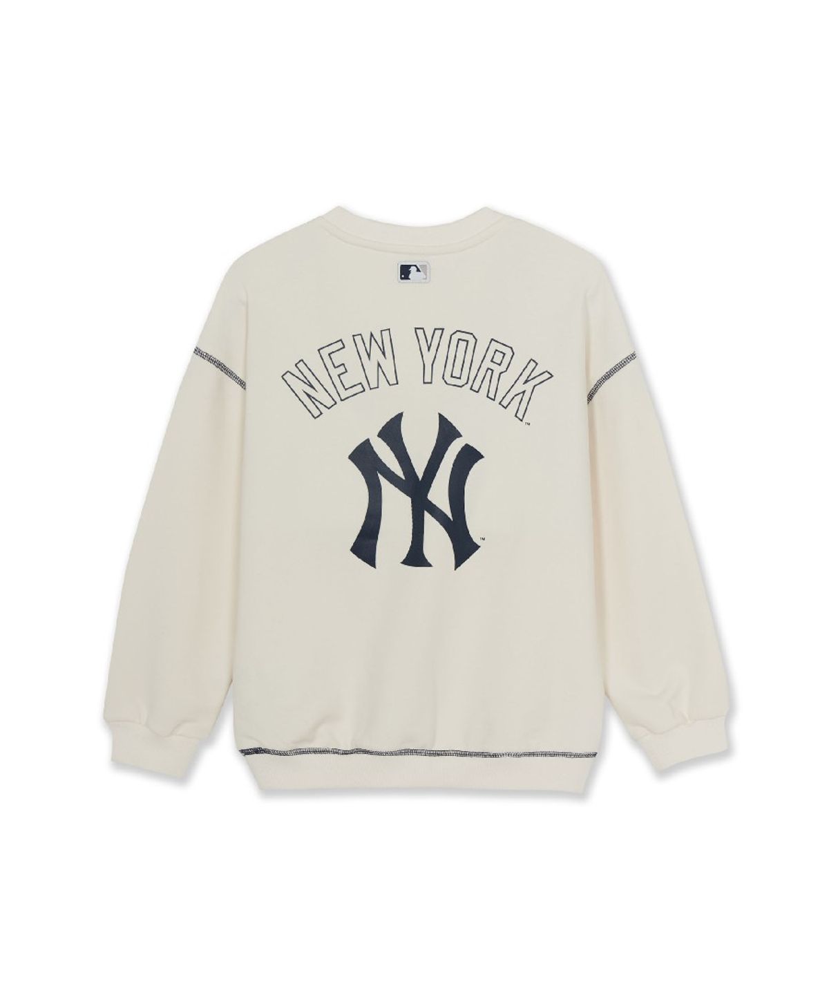 엠엘비 키즈(MLB KIDS) 스포티브 시그니처 팀로고 맨투맨 세트 NY (Cream)