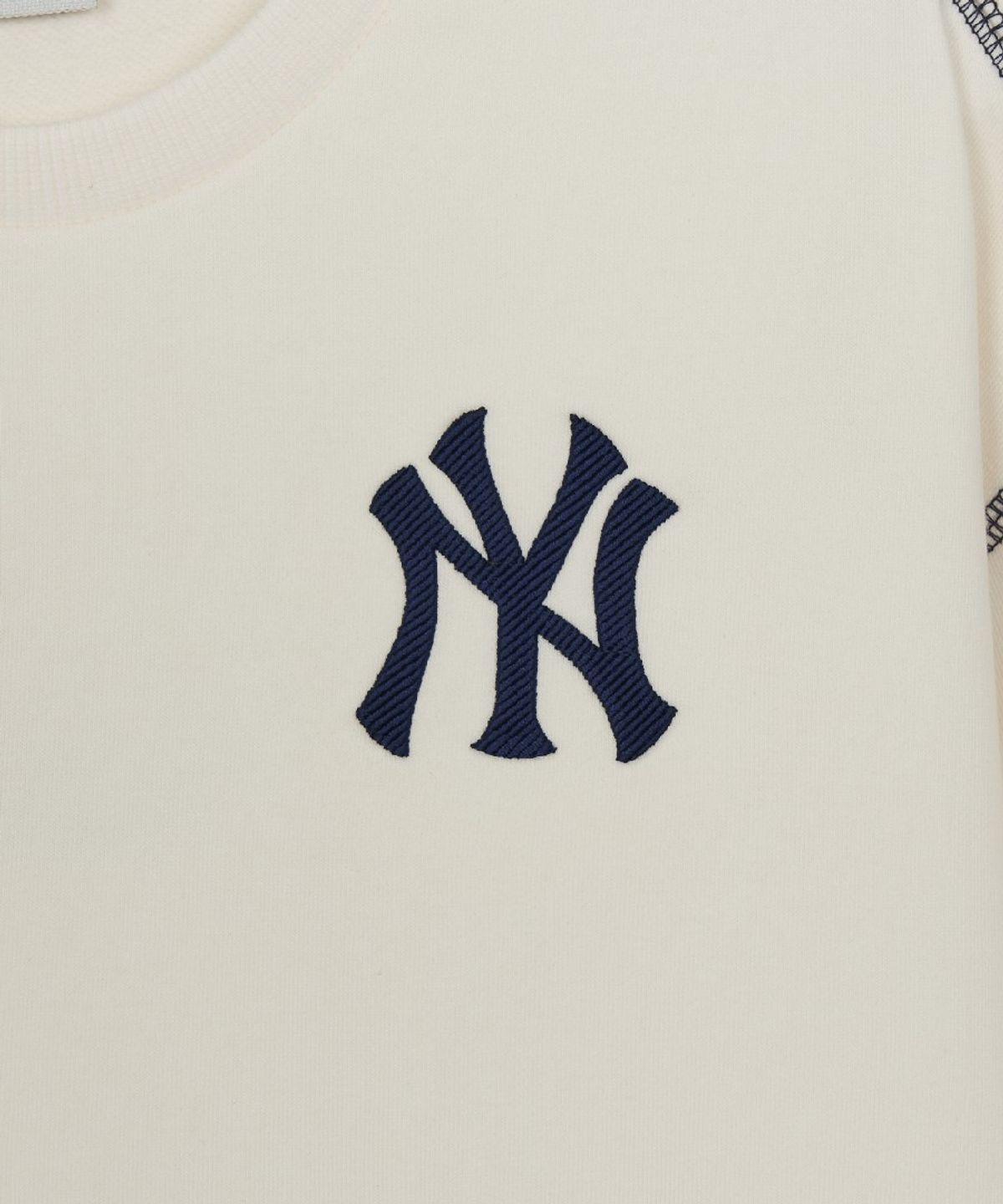 엠엘비 키즈(MLB KIDS) 스포티브 시그니처 팀로고 맨투맨 세트 NY (Cream)
