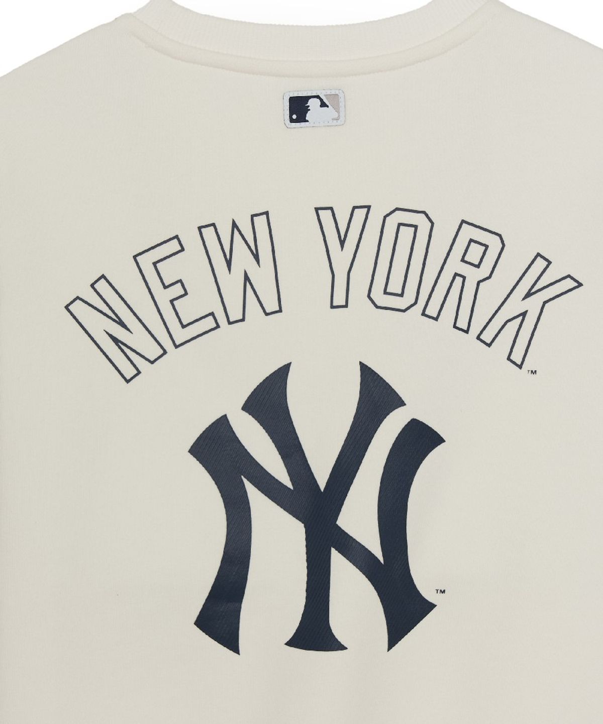 엠엘비 키즈(MLB KIDS) 스포티브 시그니처 팀로고 맨투맨 세트 NY (Cream)