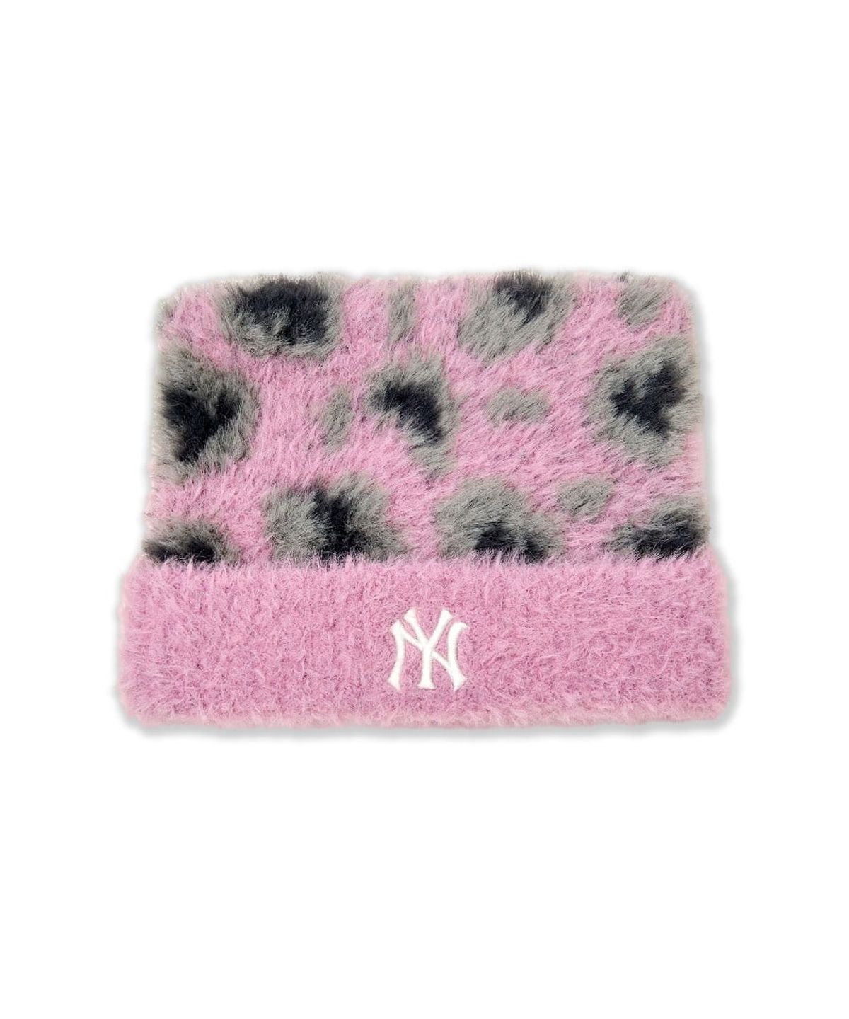엠엘비(MLB) 레오파드 미야옹 비니 NY (Ptn.Lavender)