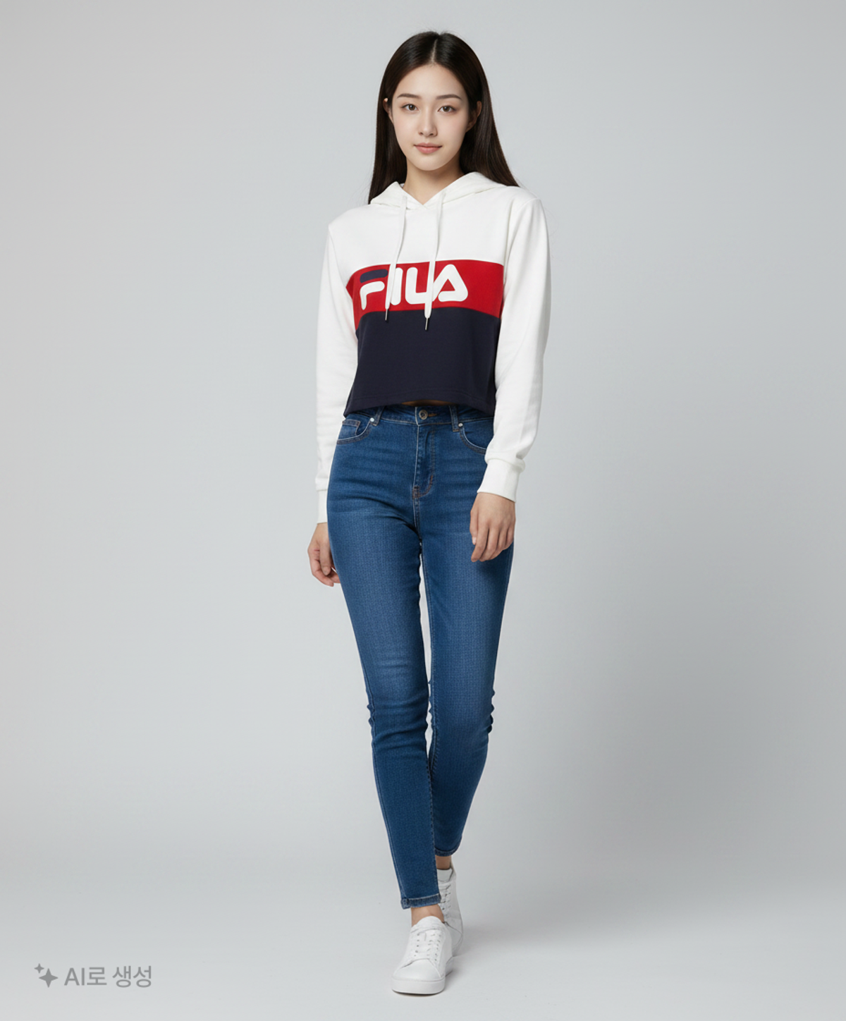 휠라(FILA) 후드 티셔츠 S