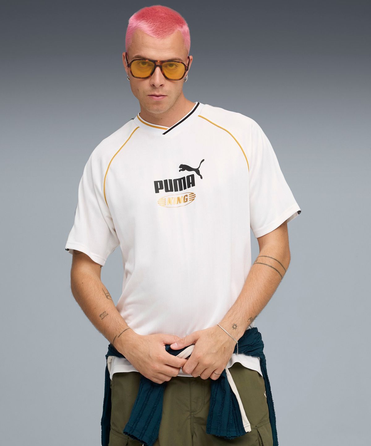 푸마(PUMA) 킹 릴랙스 풋볼 져지 (63398502)