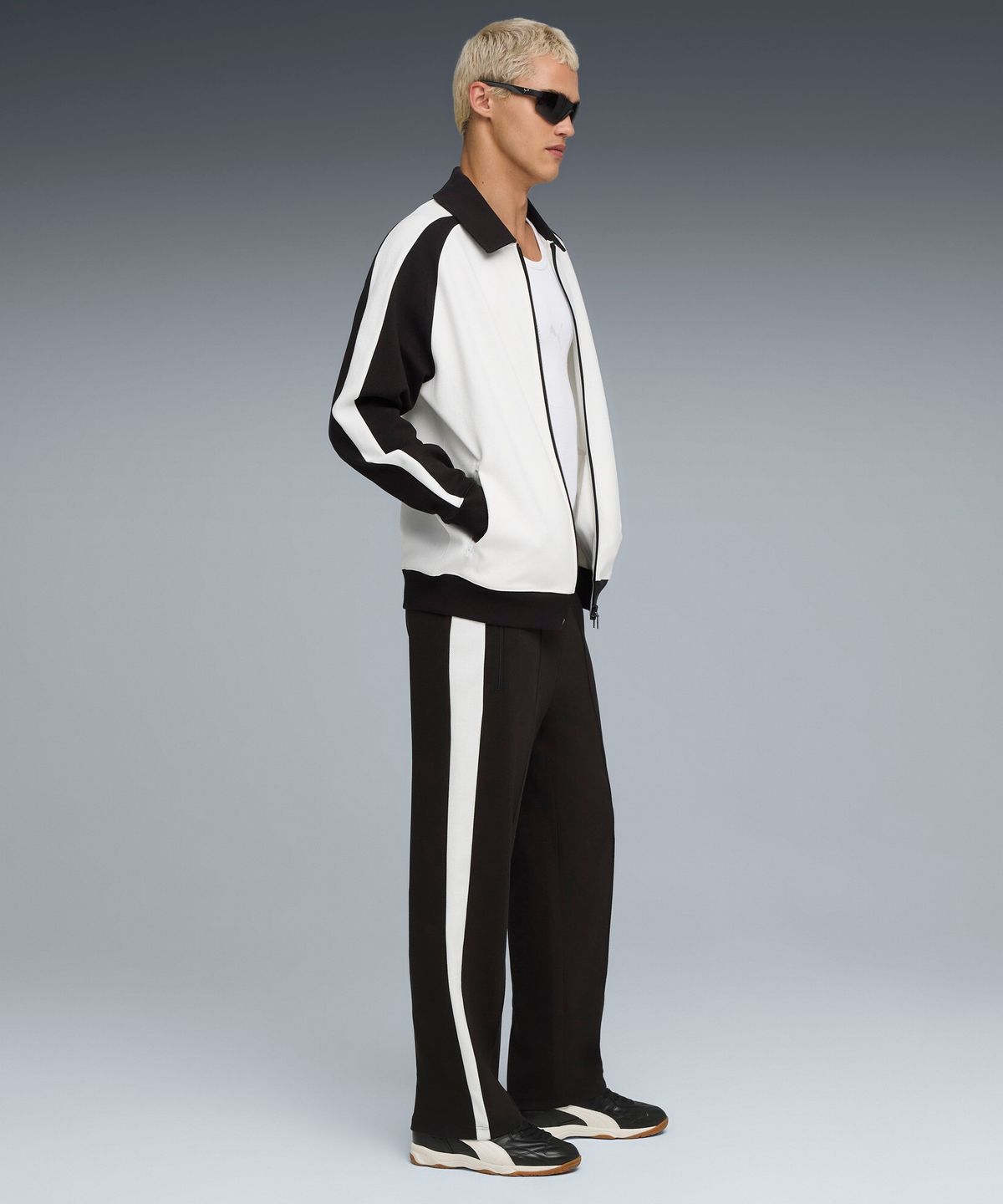 푸마(PUMA) T7 릴랙스 자카드 트랙 팬츠 DK (63299501)