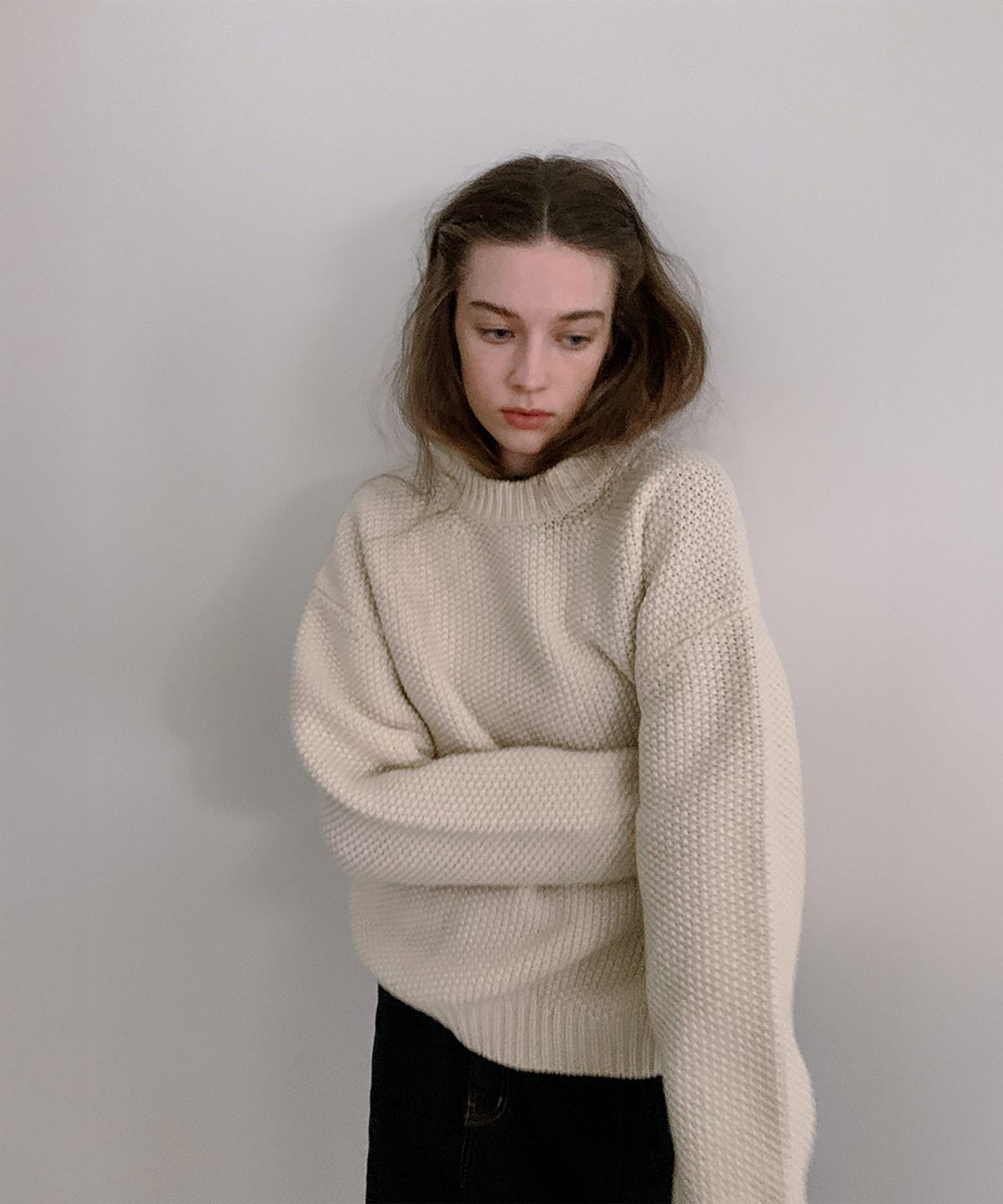 오얼즈(OURLS) Textured Waffle Knit(2color)