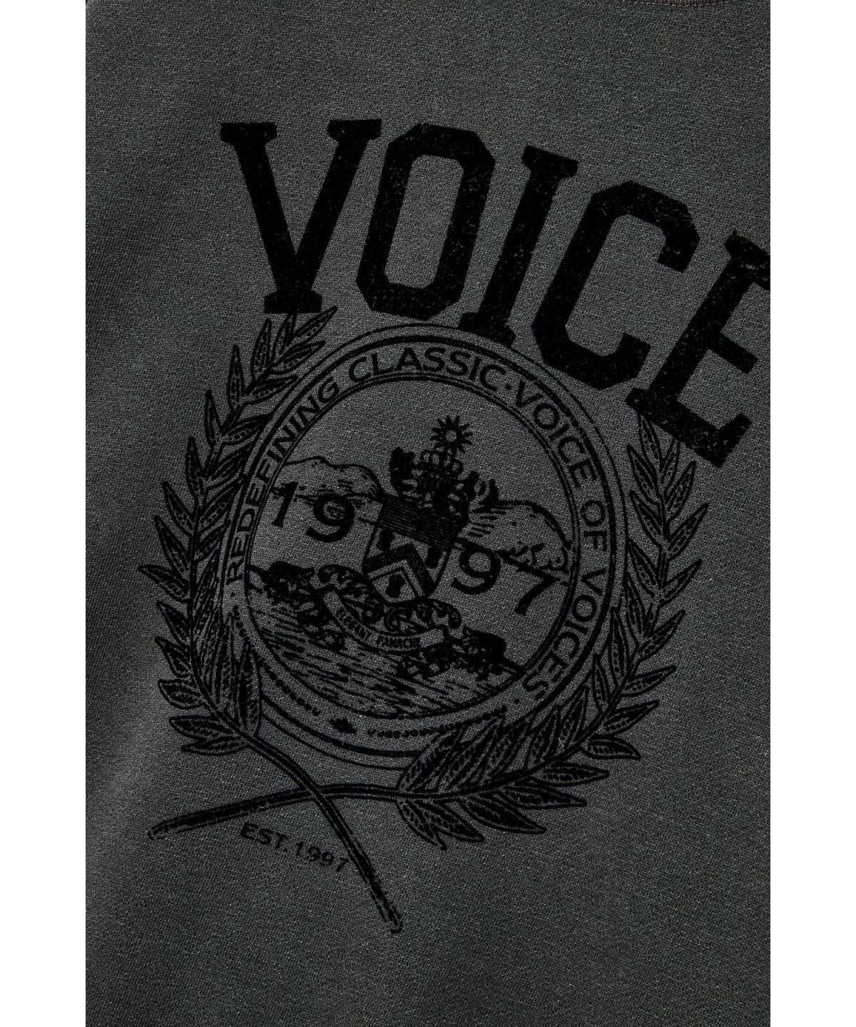 보브(VOICE OF VOICES) 피그먼트 엠블럼 맨투맨 _챠콜 _7156440001