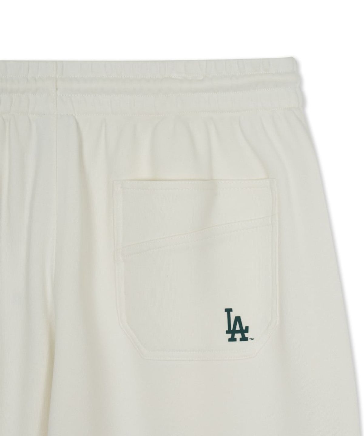 엠엘비(MLB) 바시티 크랙 빅레터 메가와이드 팬츠 LA (Cream)