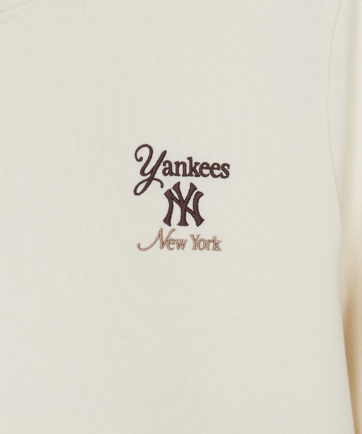 엠엘비(MLB) 여성 셰리프 베이직 후드집업 NY (Cream)