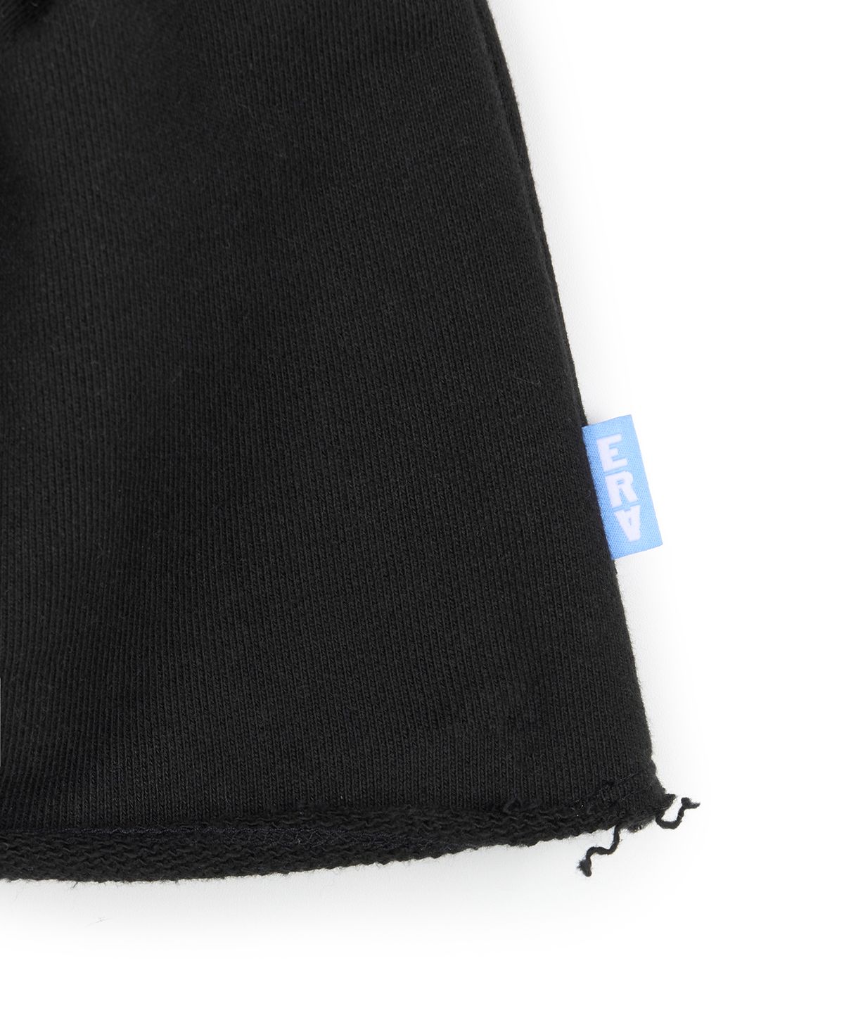 이알에이(ERA) UNISEX ERA RAW EDGE CUT SWEAT BEANIE - BLACK