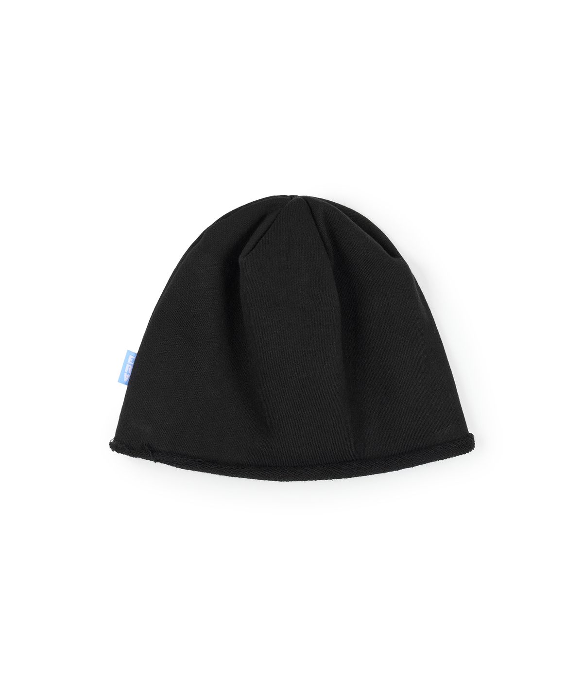 이알에이(ERA) UNISEX ERA RAW EDGE CUT SWEAT BEANIE - BLACK