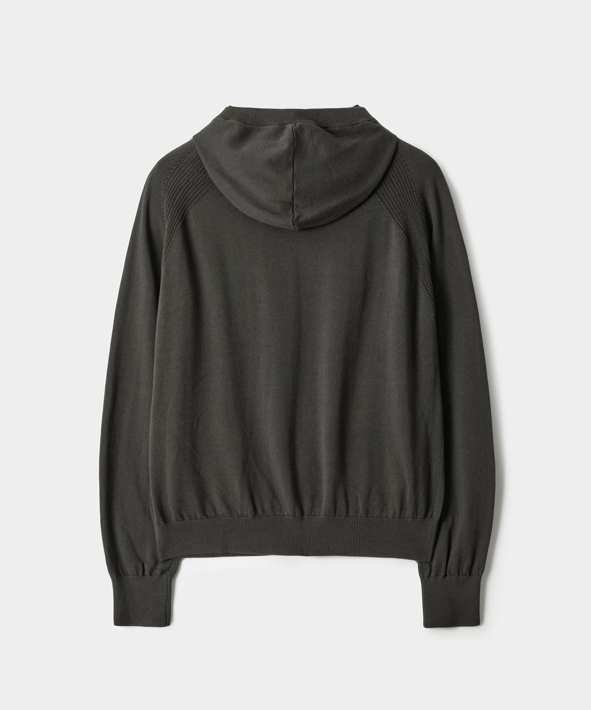 후브스(HOOVES) 바라클라바 후드집업 니트[다크차콜]