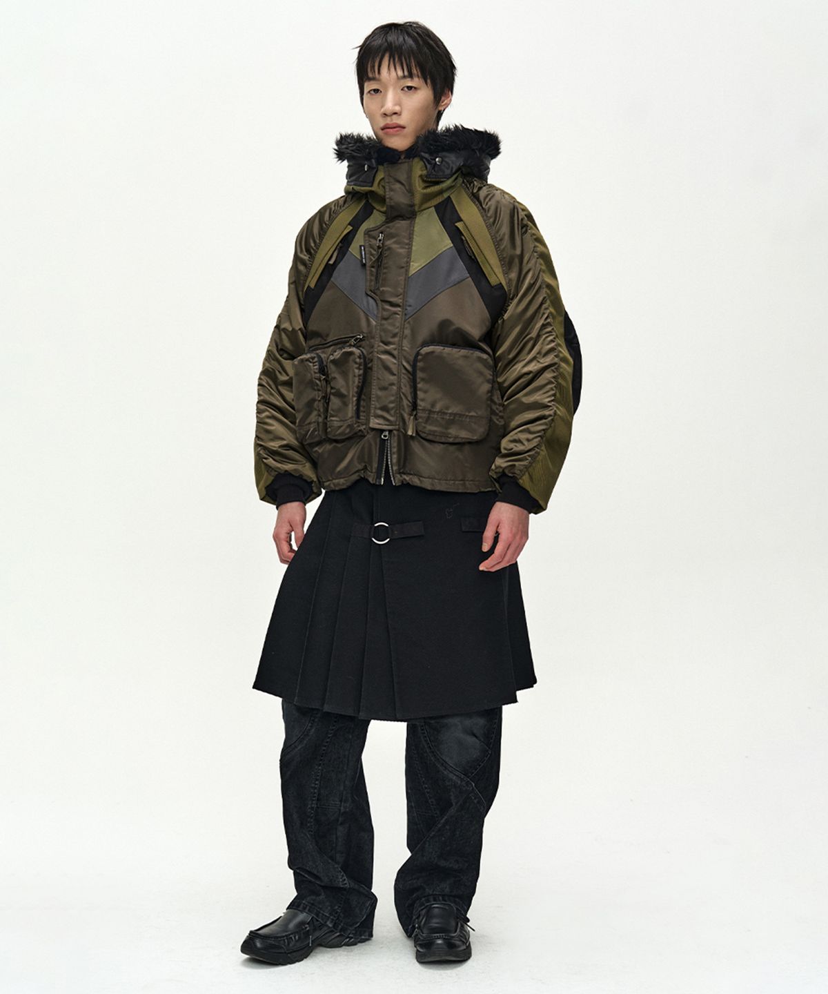 앤더슨벨(ADSB ANDERSSON BELL) UNISEX NEW NORWEGIAN N2B JACKET (BROWN)