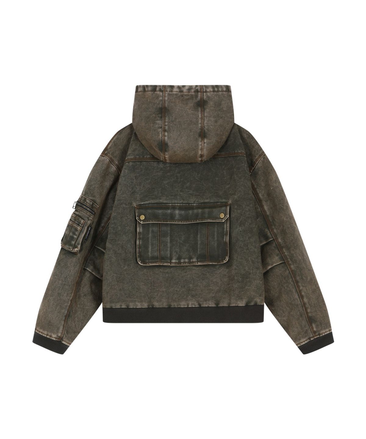 앤더슨벨(ADSB ANDERSSON BELL) MILLY WASHED HOODIE JACKET (KHAKI)