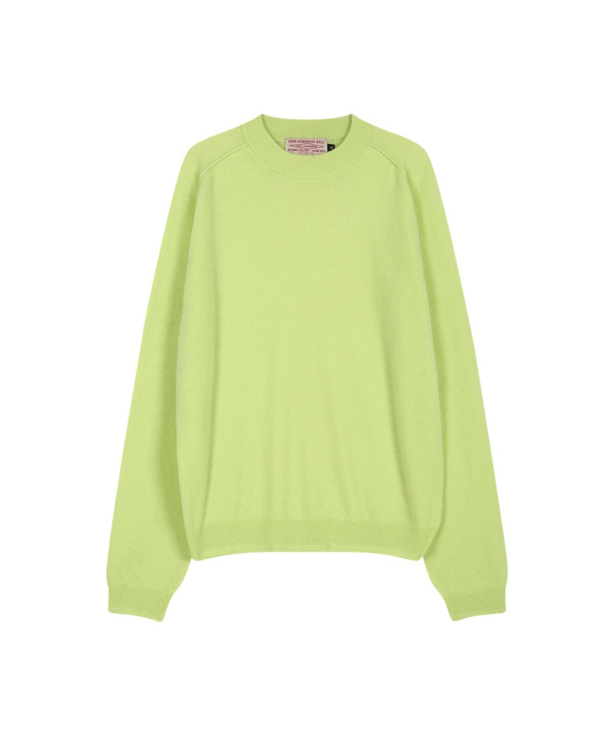 앤더슨벨(ADSB ANDERSSON BELL) SHANE CASHMERE CREW-NECK SWEATER (LEMON)