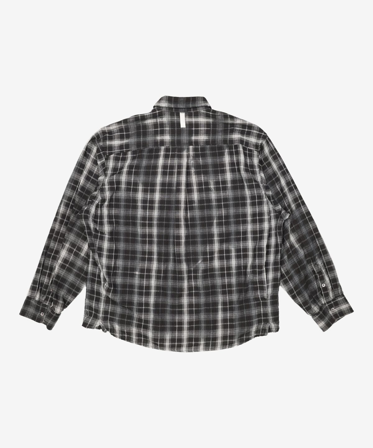노매뉴얼(NOMANUAL) O.D CHECK SHIRT - BLACK L