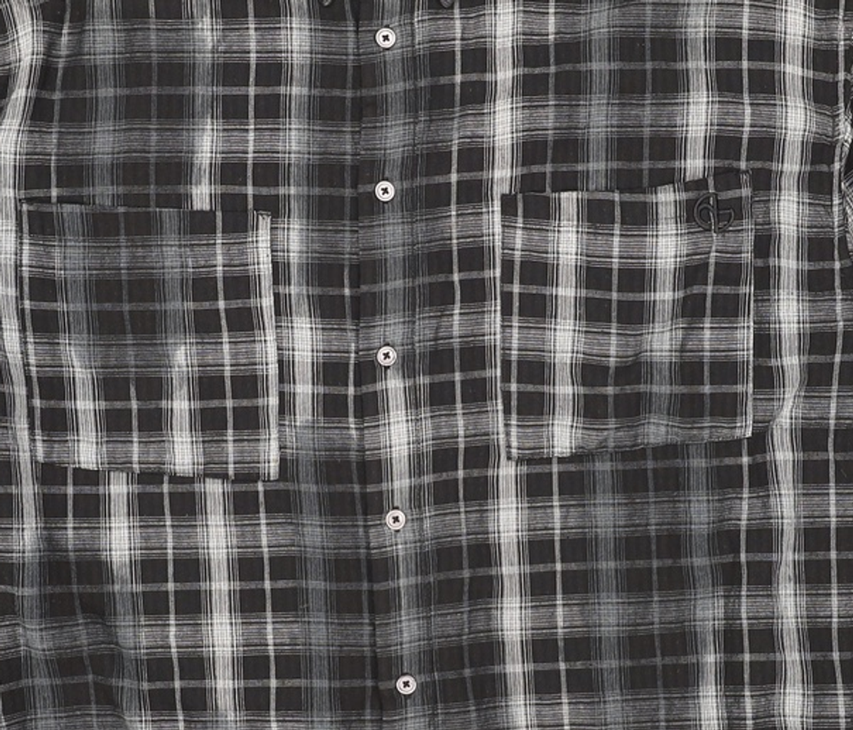 노매뉴얼(NOMANUAL) O.D CHECK SHIRT - BLACK L