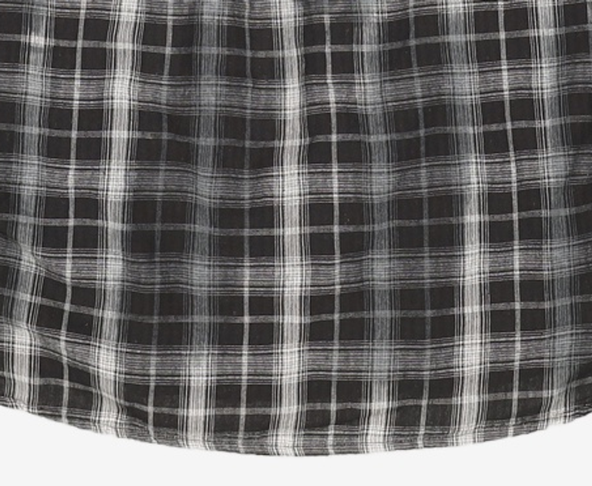 노매뉴얼(NOMANUAL) O.D CHECK SHIRT - BLACK L