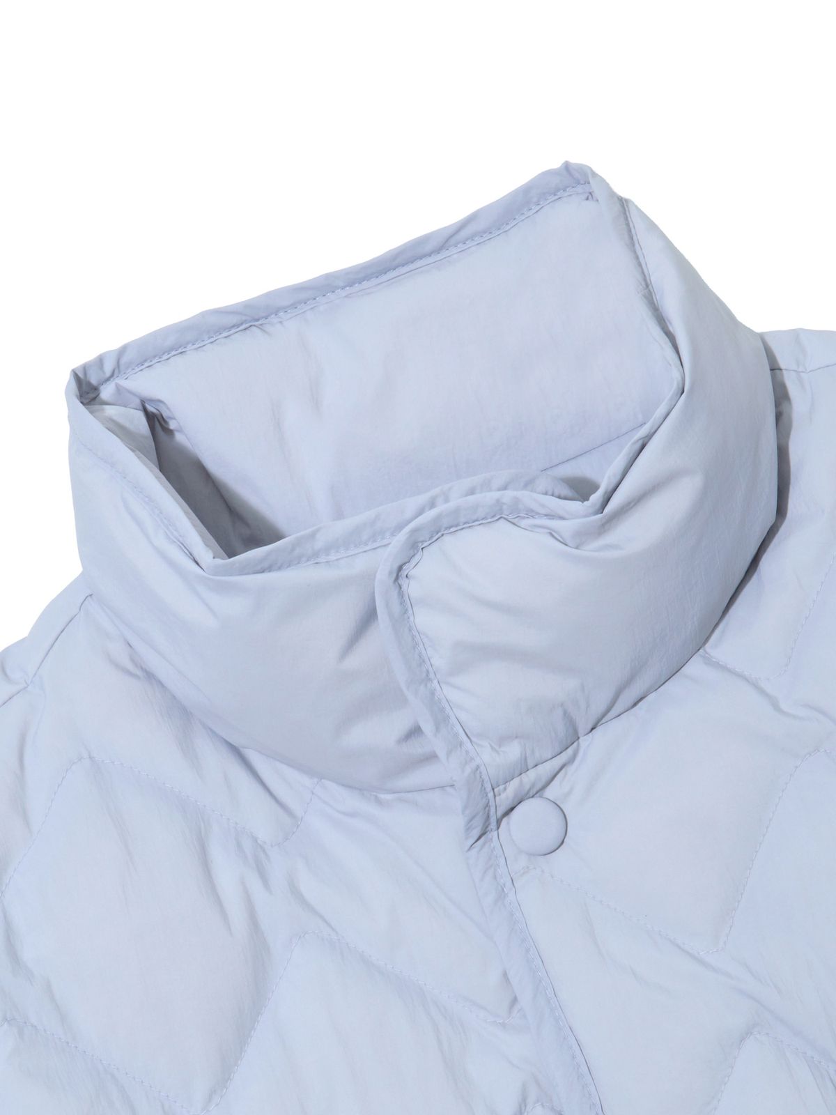 아이더(EIDER) THERMOLOCK (써모락) 여성 슬림 블렌드 미들 패딩 자켓_Light Blue