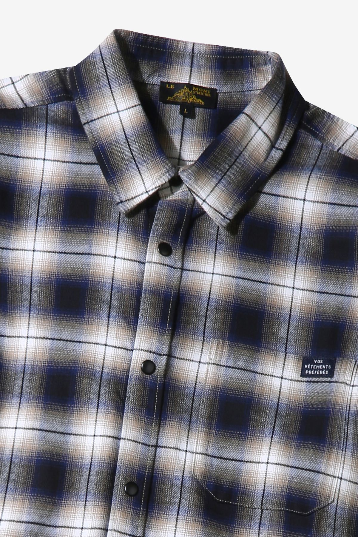 르몽생미셸(LE MONT ST MICHEL) CARMILO-SHIRT_Navy