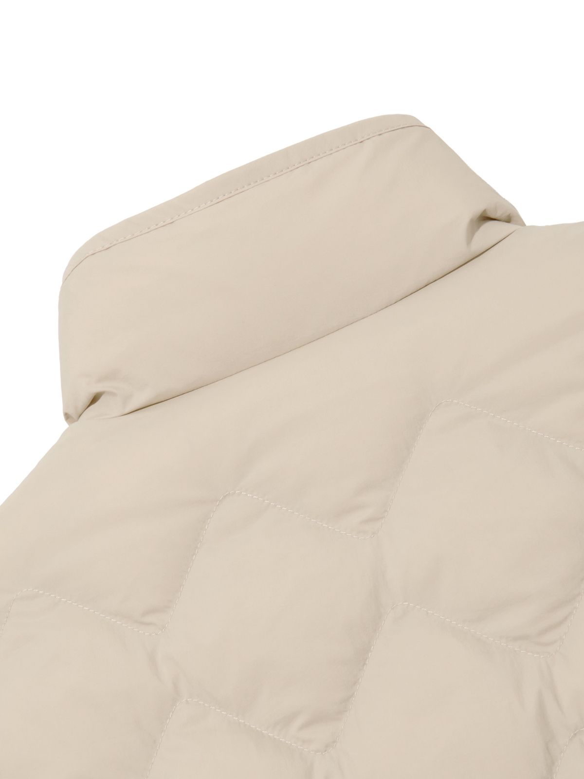 아이더(EIDER) THERMOLOCK (써모락) 여성 슬림 블렌드 미들 패딩 자켓_Beige