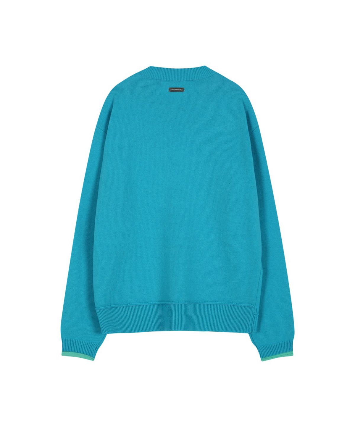 앤더슨벨(ADSB ANDERSSON BELL) UNISEX LAYERED V-NECK SWEATER (SKY BLUE)