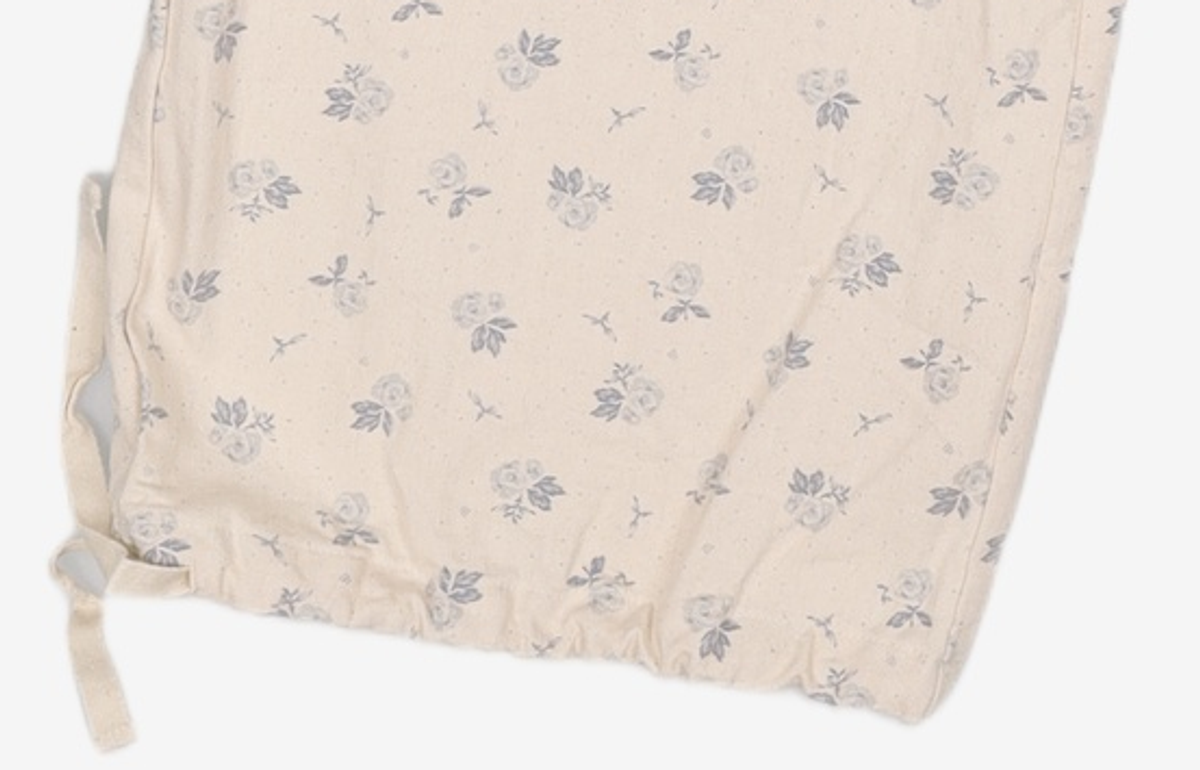 오헤시오(OHESHIO) FLORAL CARPENTER PANTS, CREAM FREE