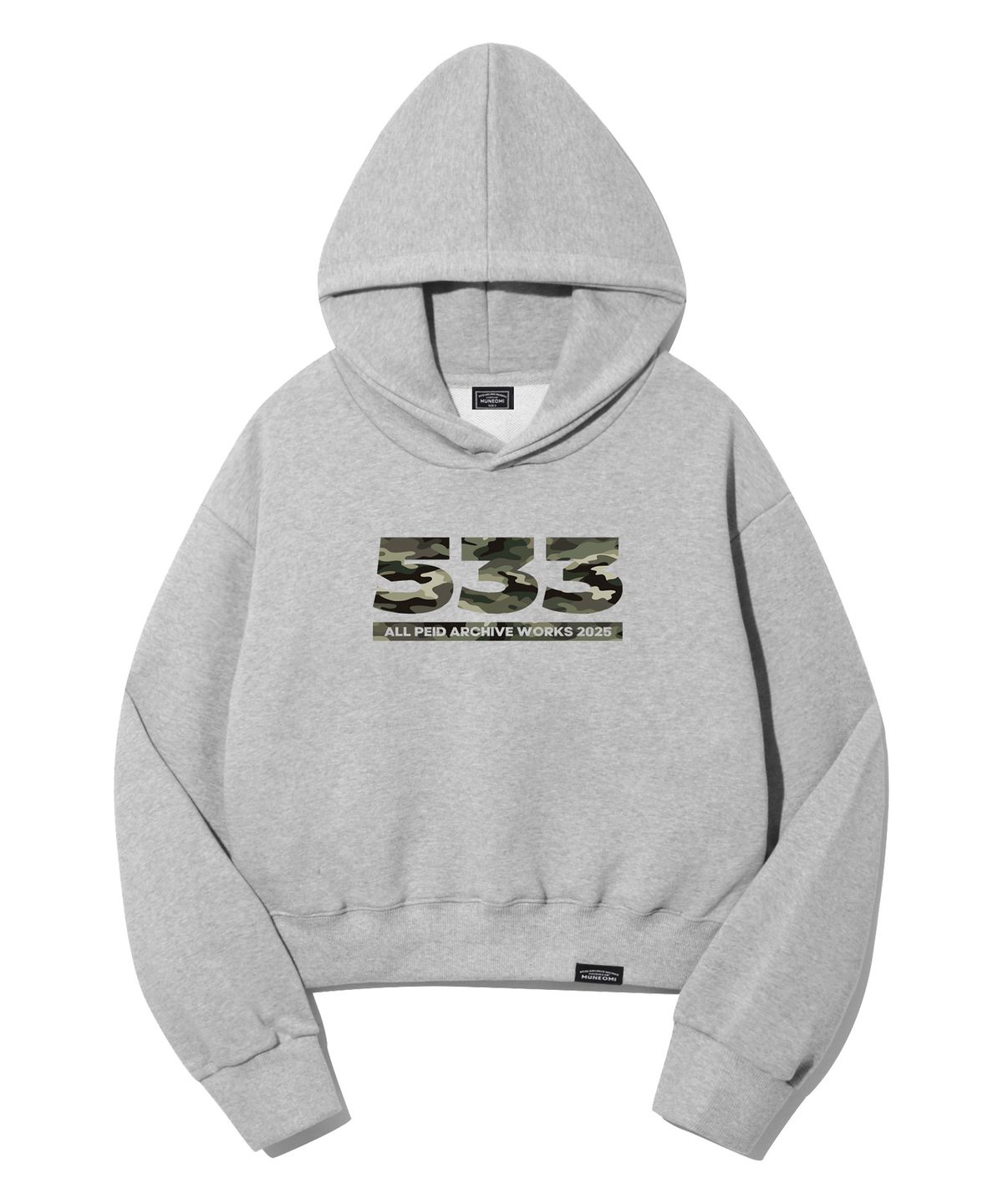 페이드(PEID) PD 533 크롭 후드티 2Color