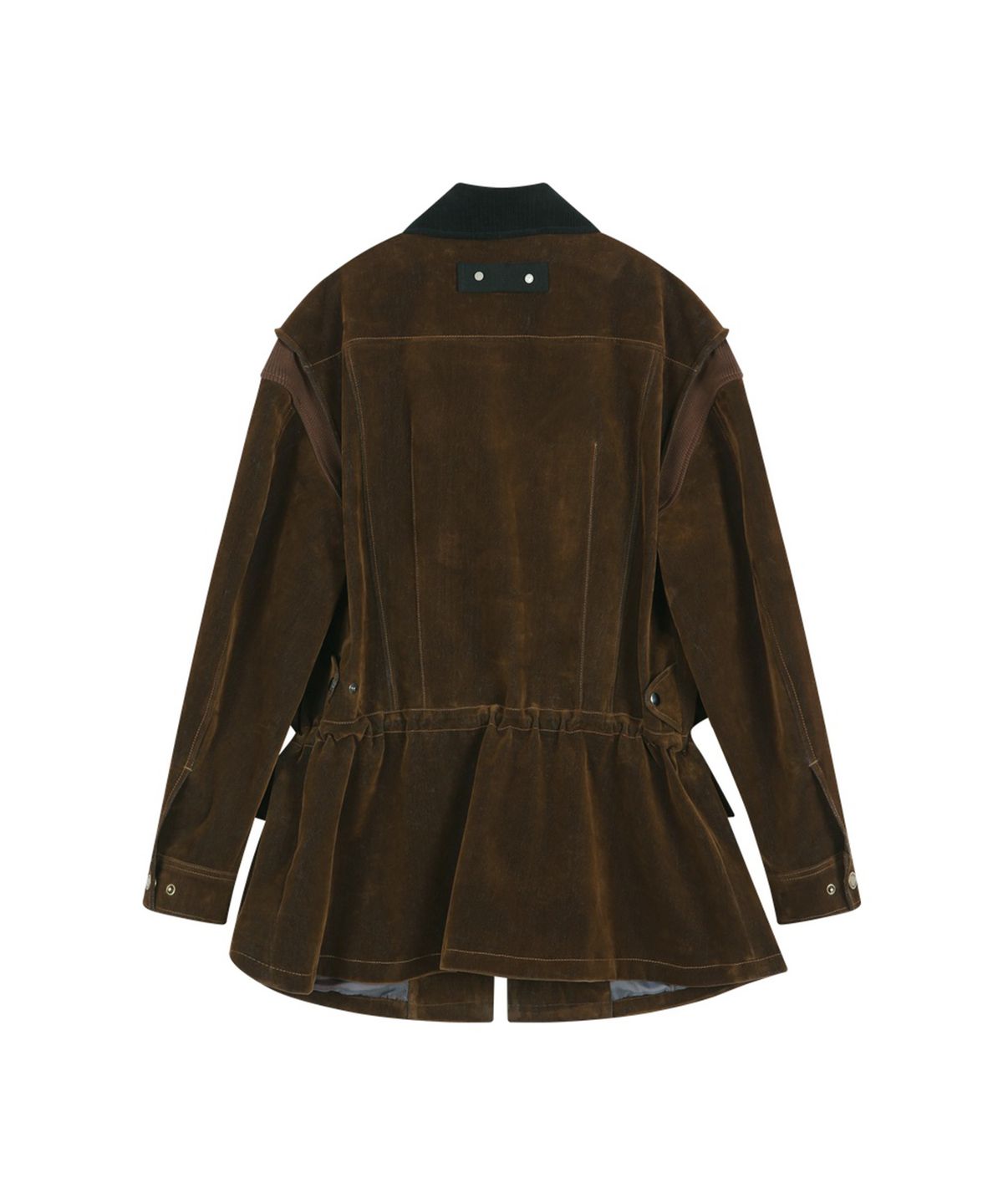앤더슨벨(ADSB ANDERSSON BELL) MULTI-POCKET VELVET SAFARI JACKET (BROWN)