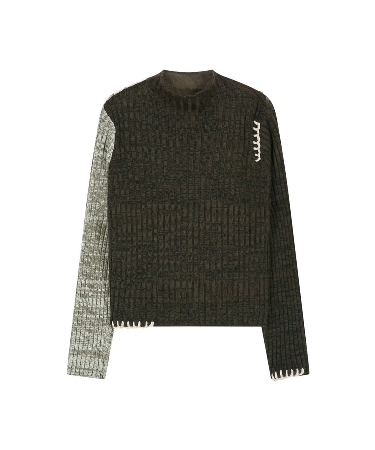 앤더슨벨(ADSB ANDERSSON BELL) ASYMMETRIC TWIST BUTTON TOP (MULTI)