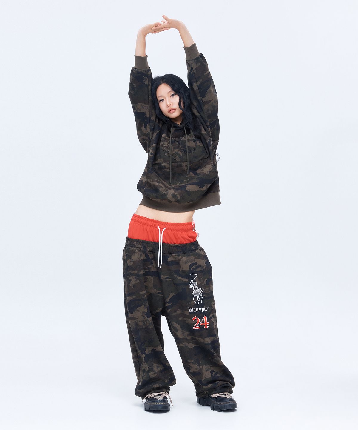 디오스피스(DAUSPICE) (DUC) Symbol Hoodie Camo