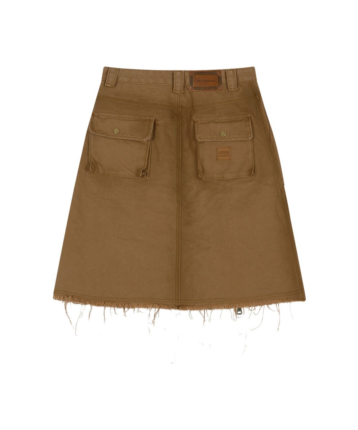 앤더슨벨(ADSB ANDERSSON BELL) CARGO POCKET WRAP SKIRT (BROWN)