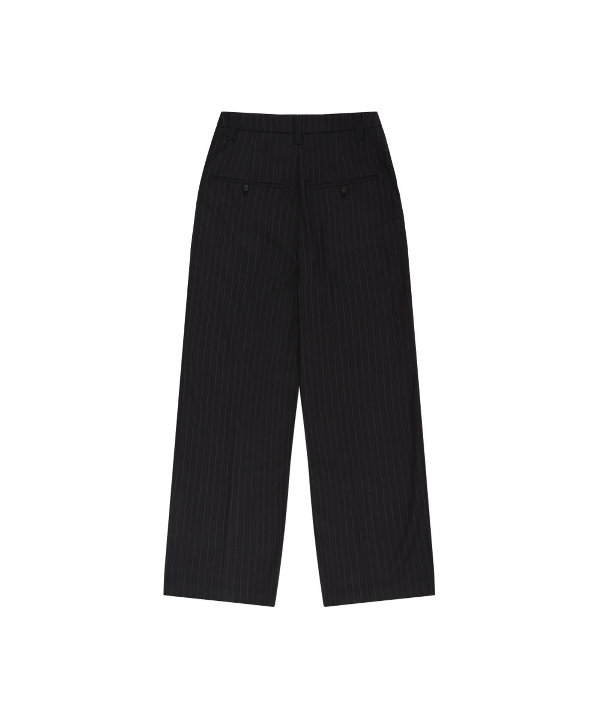 앤더슨벨(ADSB ANDERSSON BELL) BUTTON-FOLD TROUSERS (GREY/BLACK)